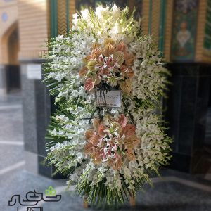 تاج گل ترحیم گلایل بهار